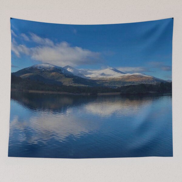 Item preview, mountain reflection over lake designed and sold by bwayjime.