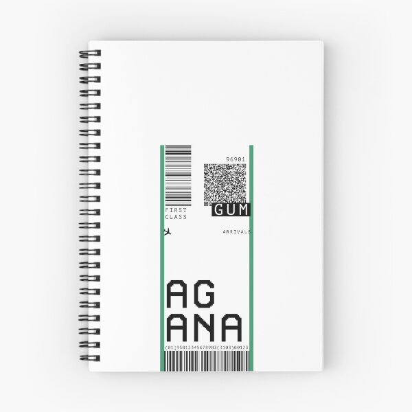 Item preview, Agana Airport Ticket designed and sold by Jessica Arling.