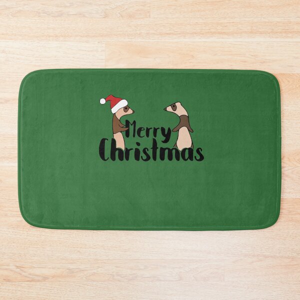 Item preview, Merry Christmas Ferrets designed and sold by FrictionMaxxing.