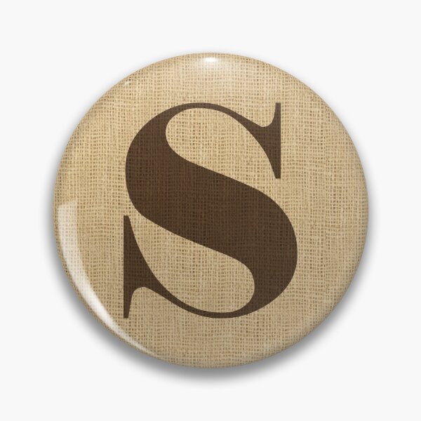 Item preview, Monogram Burlap Initial S designed and sold by Elsy's Art.