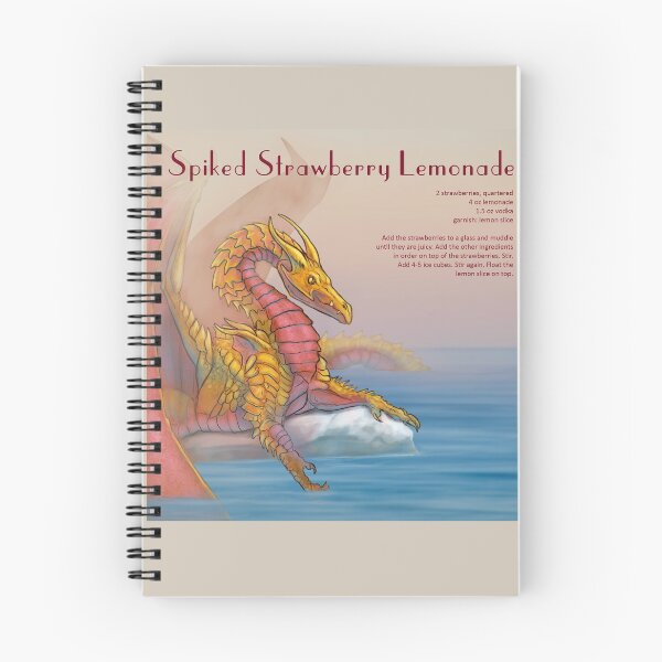 Item preview, Spiked Strawberry Lemonade Cocktail Dragon (Drinking with Dragons 2020) designed and sold by SarahDahlinger.