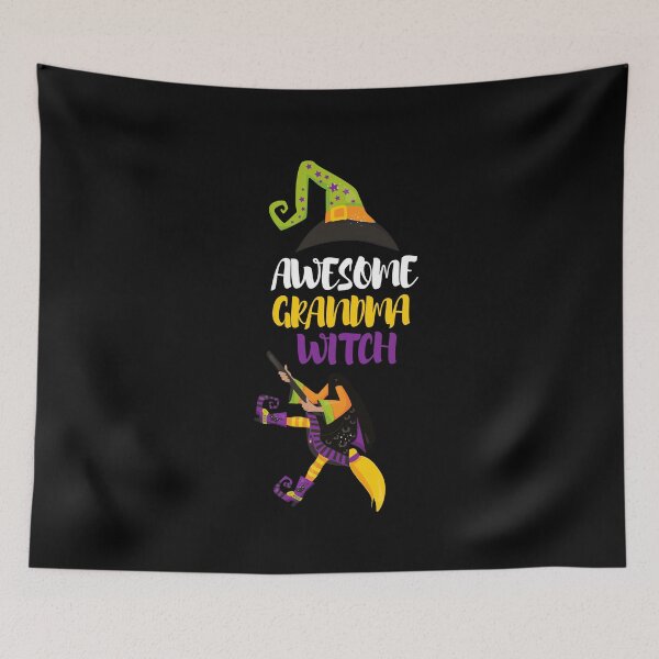 Item preview, Halloween Grandma Witch Broom Funny Gift Idea designed and sold by Ibu83.