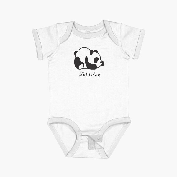 Item preview, Not today - lazy panda - funny animal designed and sold by girlytrends.