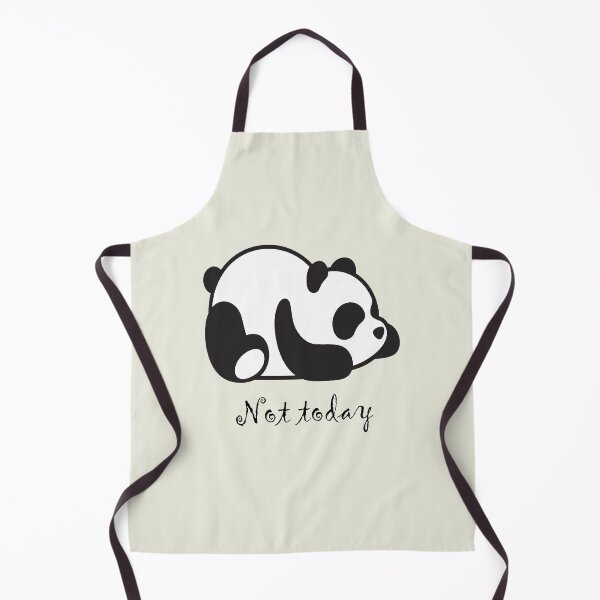 Item preview, Not today - lazy panda - funny animal designed and sold by girlytrends.