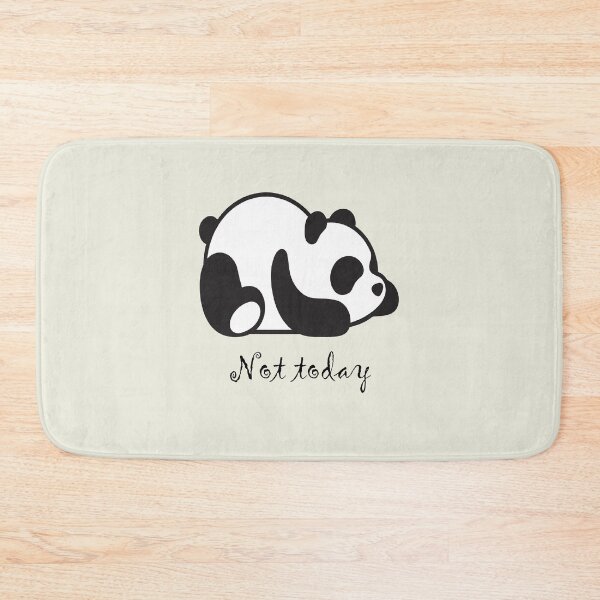 Item preview, Not today - lazy panda - funny animal designed and sold by girlytrends.
