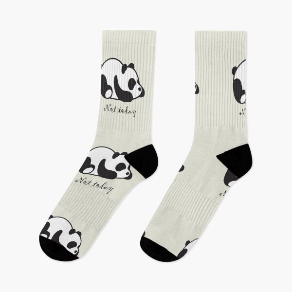 Item preview, Not today - lazy panda - funny animal designed and sold by girlytrends.