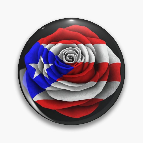 Item preview, Puerto Rico Flag Rose with Pride and Patriotic designed and sold by Chuck Korringa.