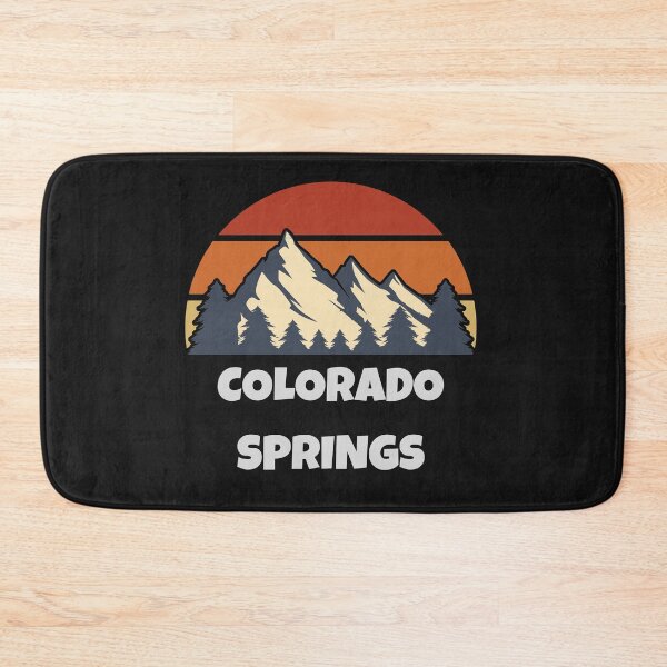 Item preview, Colorado Springs Sun Mountains Retro Trees designed and sold by FazCreations.