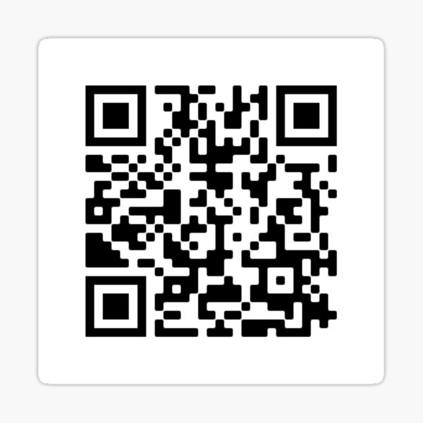 "A Date at Quiznos Nathan for You QR Code " Sticker by opsdesigns Redbubble