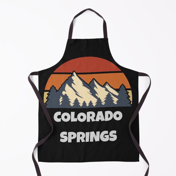Item preview, Colorado Springs Sun Mountains Retro Trees designed and sold by FazCreations.