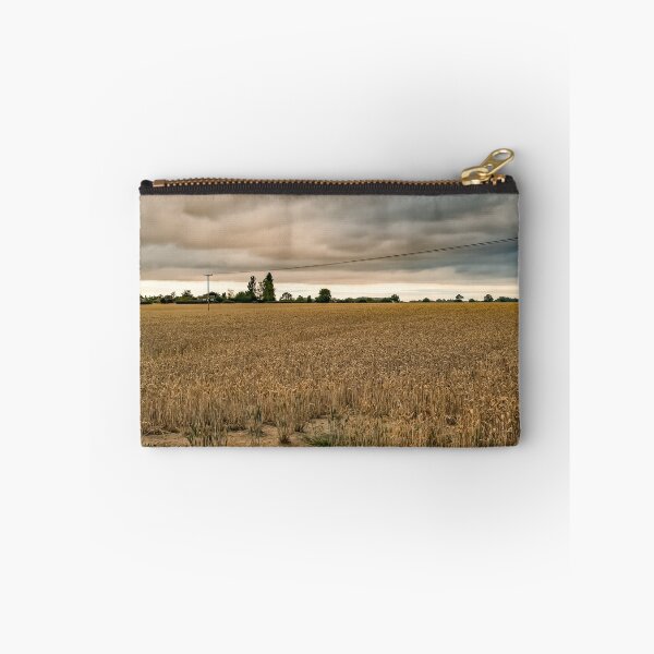Item preview, Corn field in rural Norfolk on an overcast and stormy day designed and sold by yackers1.