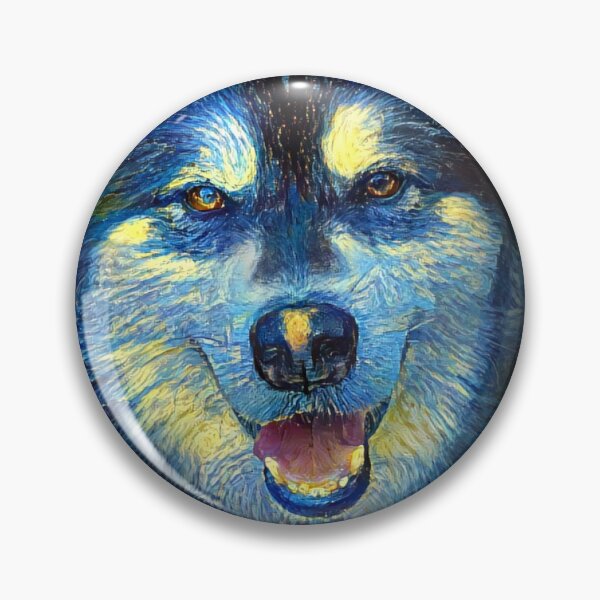 Item preview, Painted huskey designed and sold by StudioCorvid.