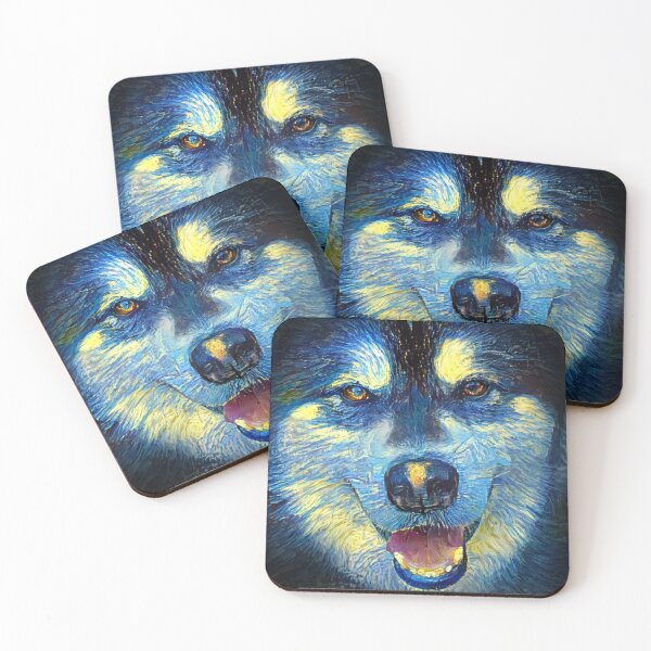 Item preview, Painted huskey designed and sold by StudioCorvid.