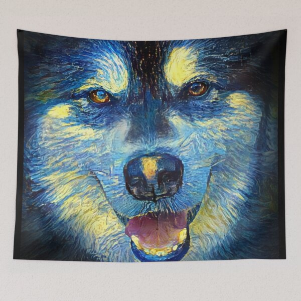 Item preview, Painted huskey designed and sold by StudioCorvid.