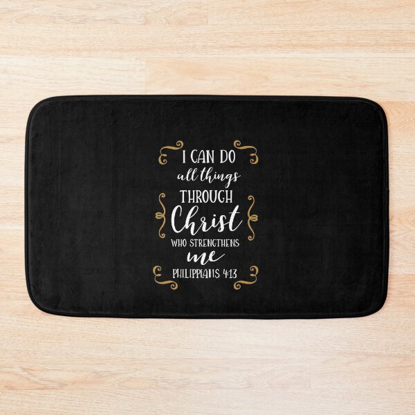 Item preview, Christ Philippians Bible Verse God Church designed and sold by Ibu83.