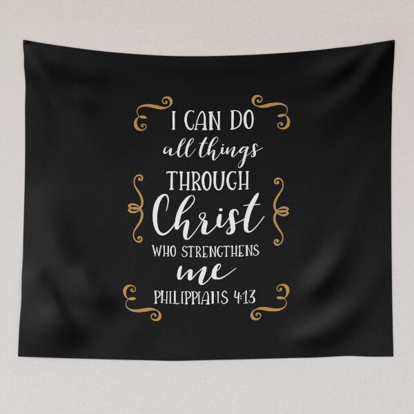 Item preview, Christ Philippians Bible Verse God Church designed and sold by Ibu83.