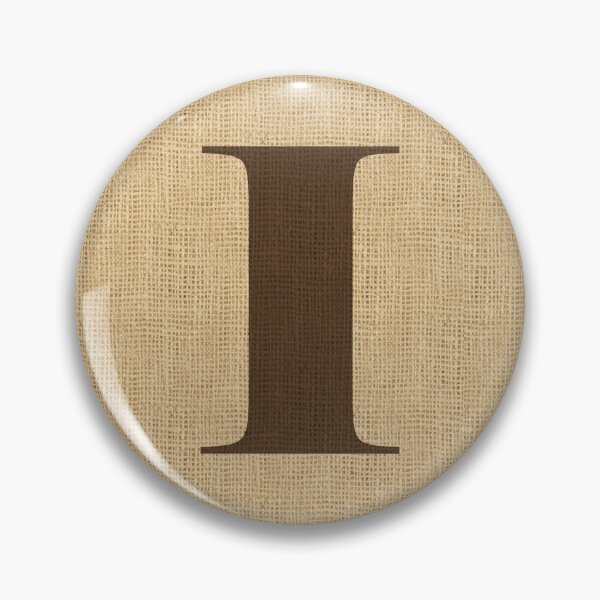 Item preview, Monogram Burlap Initial I designed and sold by Elsy's Art.