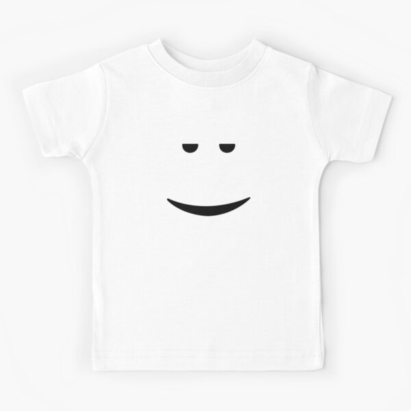 Super Super Happy Face Roblox Kids T Shirt By T Shirt Designs Redbubble - roblox chill face emoticon copy
