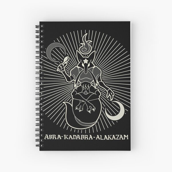Abra Kadabra Alakazam Spiral Notebook