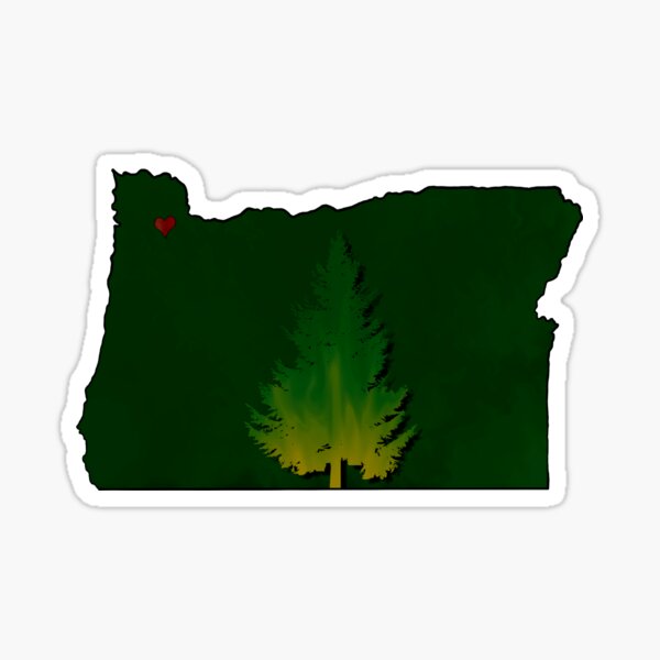 Oregon Love Sticker