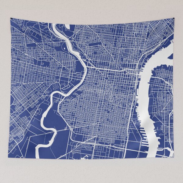 Item preview, Philadelphia Map designed and sold by CartoCreative.