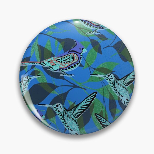 Item preview, leaves and flowers birds mockingbird mexican patterns ecopop designed and sold by jorgelebeau.