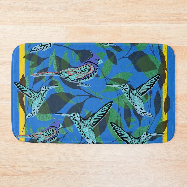 Item preview, leaves and flowers birds mockingbird mexican patterns ecopop designed and sold by jorgelebeau.