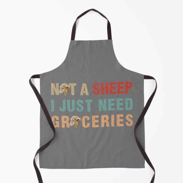 Item preview, I'm Not A Sheep I Just Need Groceries designed and sold by Dream-bubble.