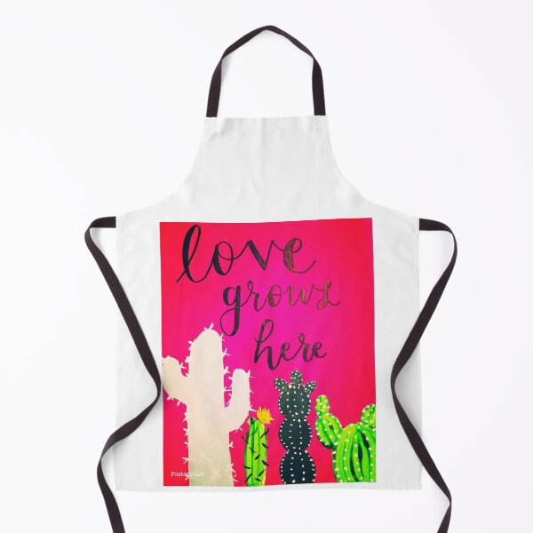 Item preview, Love Grows Here Neon Cactus designed and sold by PosterGlam.
