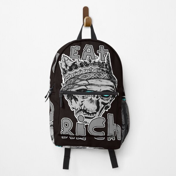 Item preview, Eat The Rich Zombie Crown King Skeleton Skull Grey designed and sold by CodyNorris.