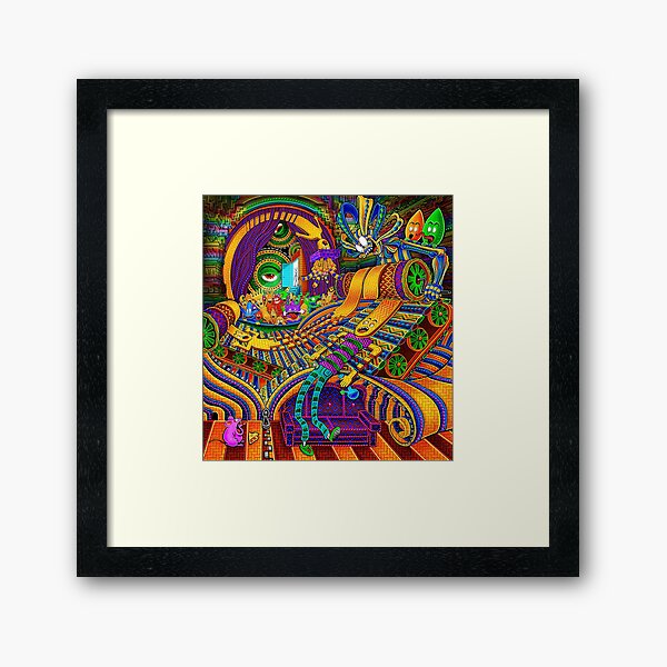 The Conductor of Consciousness Framed Art Print