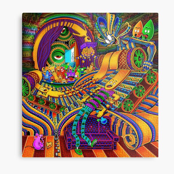 The Conductor of Consciousness Metal Print