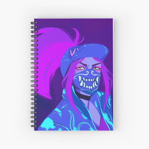 Ninja Legends Spiral Notebooks Redbubble - neon akali in roblox royale high youtube