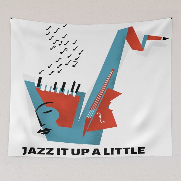 Item preview, J for Jazz designed and sold by Apoorv Choudhary.