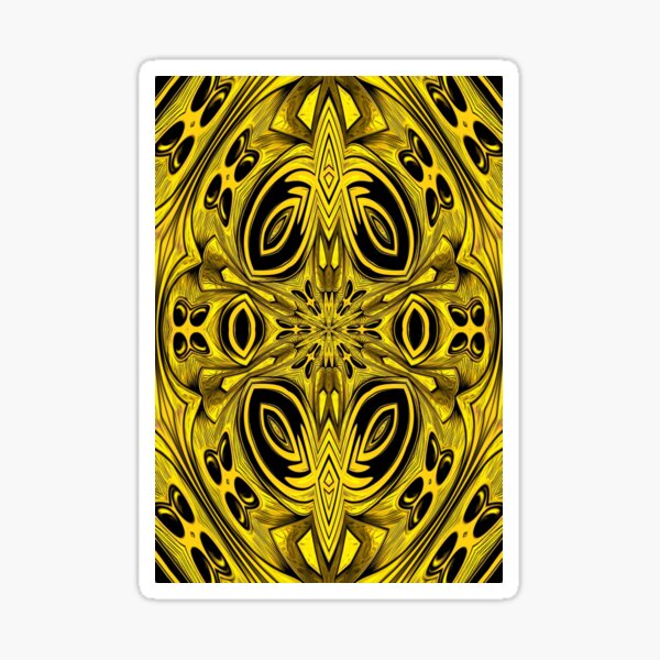 Golden Gratings (4) Sticker