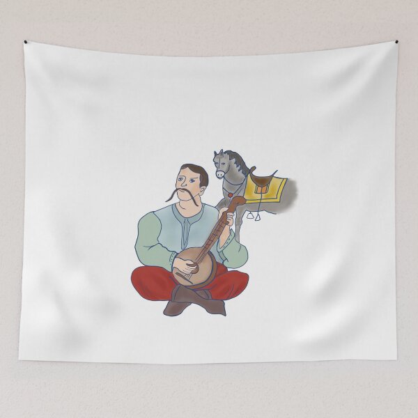 Item preview, Ukrainian cossak singer with a horse designed and sold by Heltymrf.