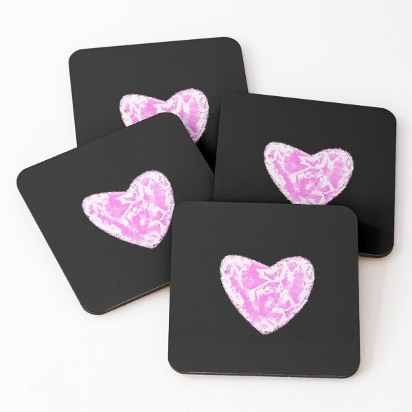Item preview, Pink diamond heart designed and sold by Diane Hunter Art.