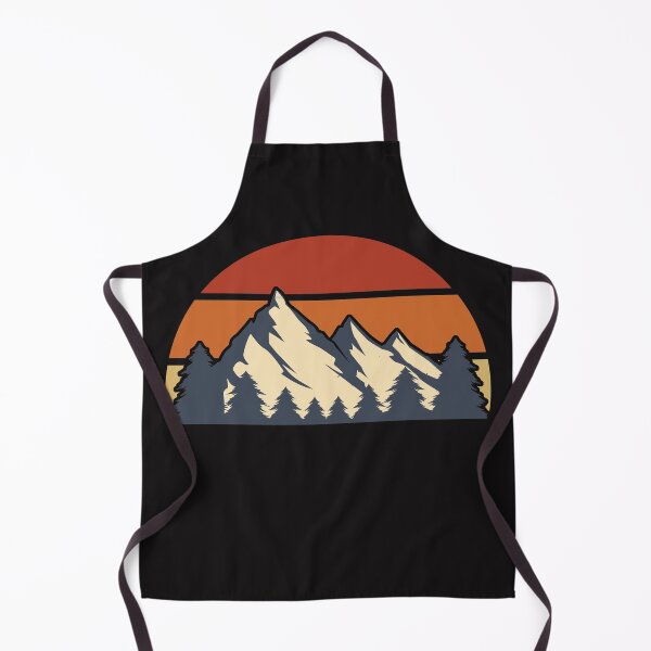 Item preview, Sunset Vintage Retro Mountains Trees  designed and sold by FazCreations.