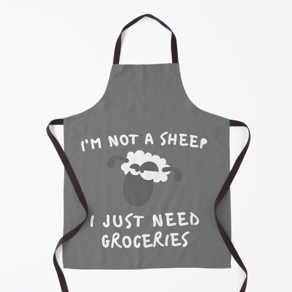 Item preview, I'm Not A Sheep I Just Need Groceries designed and sold by Dream-bubble.
