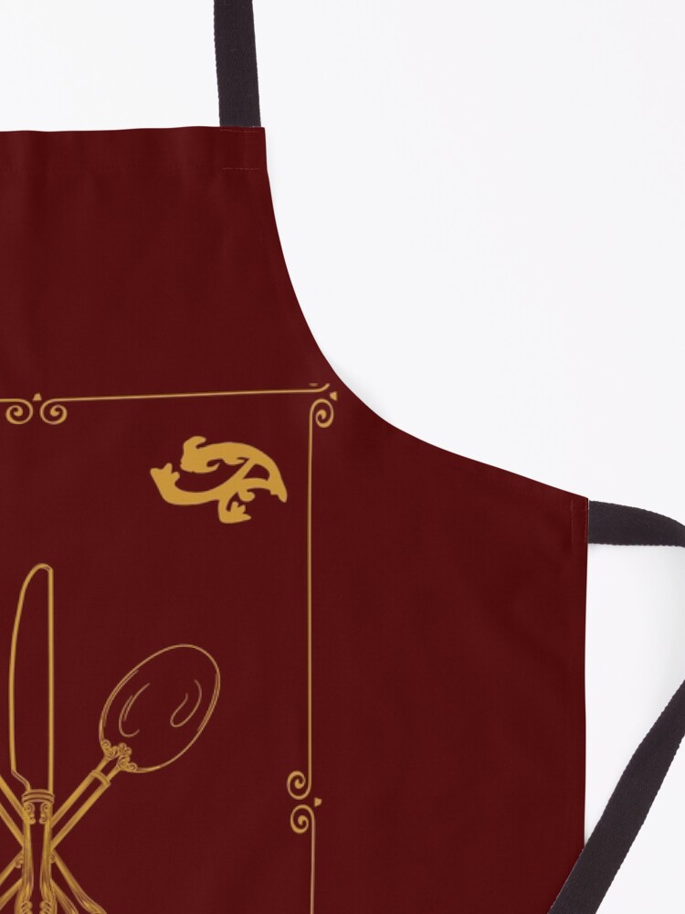 Alternate view of Just Add Magic Utensils Gold with Border Apron