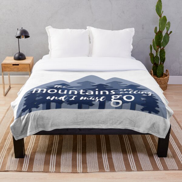 Item preview, The Mountains Are Calling - Blue designed and sold by MSwiftDesigns.
