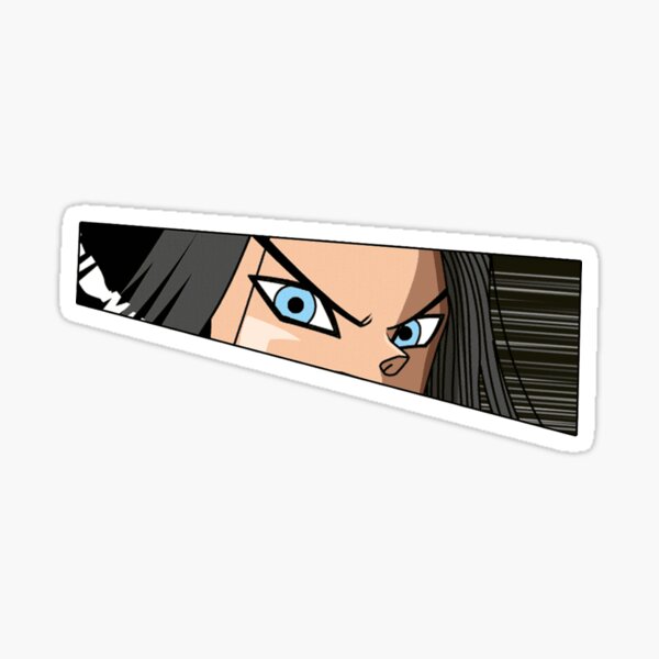 Dragon Ball Sticker – Android 17 – Acid Ink Designs