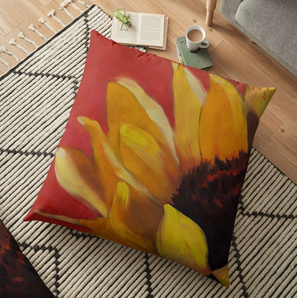 Hot, Wild and Bold! Floor Pillow