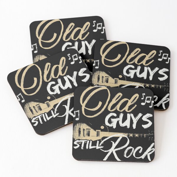 Item preview, Electric Guitar Themed design | Old Guys Still Rock print designed and sold by Lisbob.