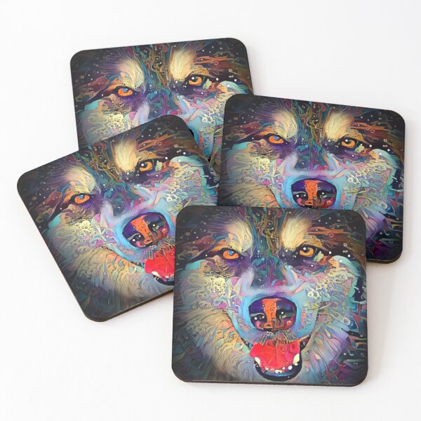 Item preview, Painted huskey 2 designed and sold by StudioCorvid.