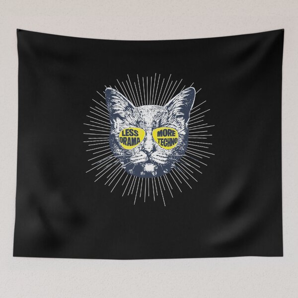 Item preview, Less Drama More Techno designed and sold by melomedia.