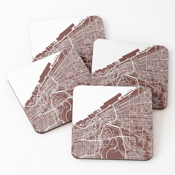 Item preview, Cleveland Map designed and sold by CartoCreative.