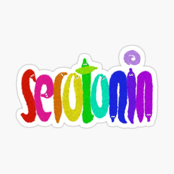 Vista previa del artículo con la obra «gusano en una cuerda ♥ serotonina», diseñado y vendido por icecreamfreeze.