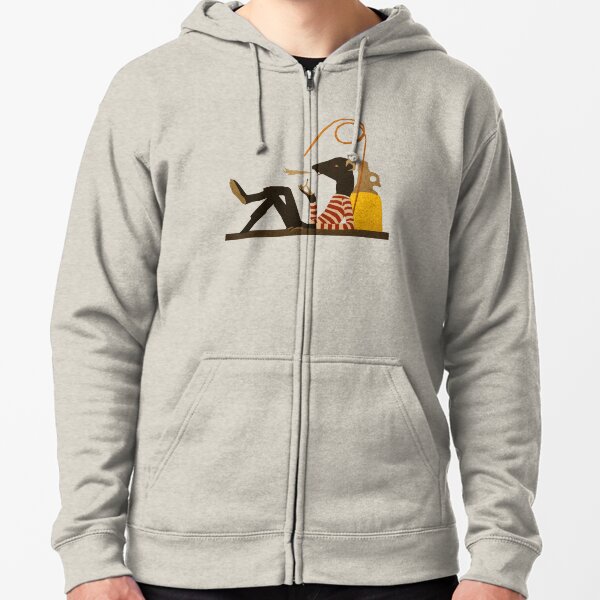 Rat Zipped Hoodie