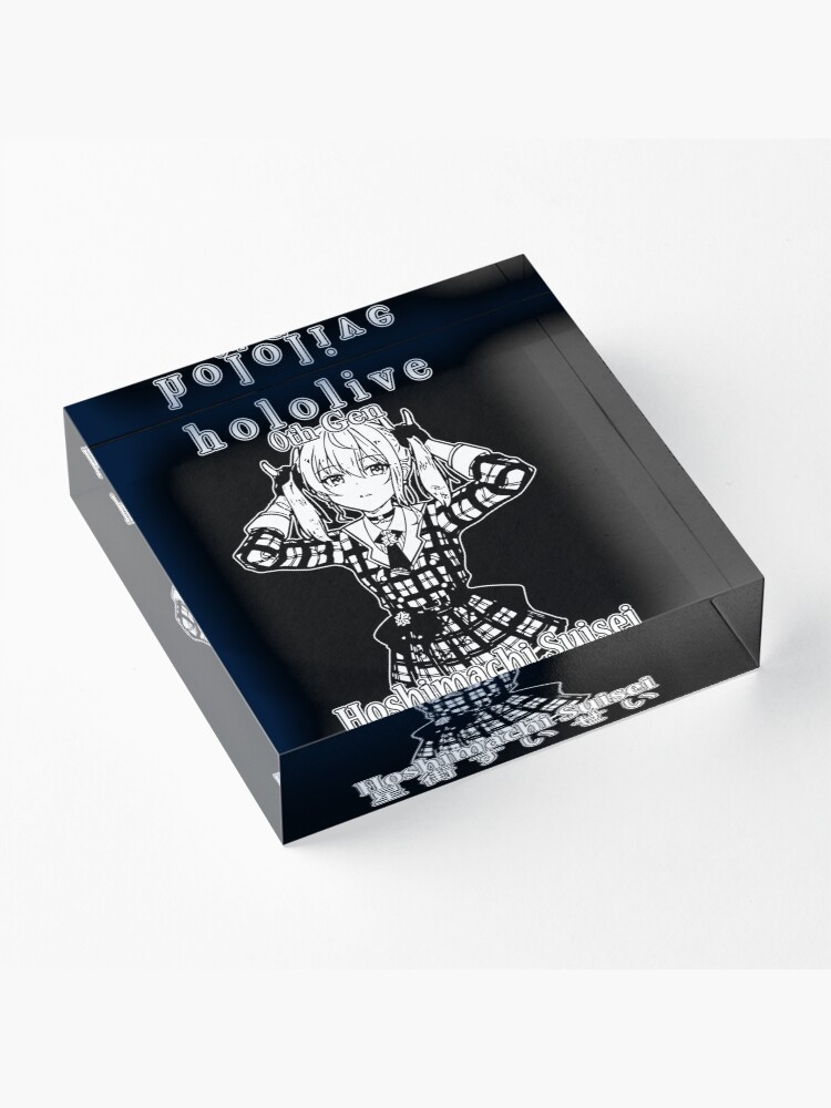 Alternate view of Hoshimachi Suisei 0th Gen Hololive Acrylic Block